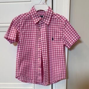 Ralph Lauren Pink Gingham Shirt